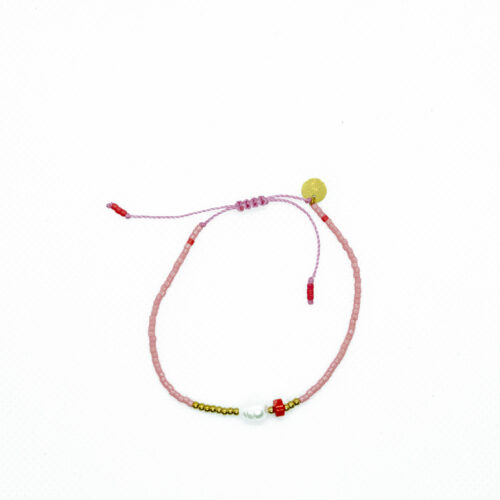 armbandje Mia roze