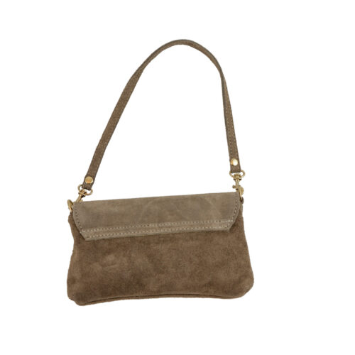 tas charlotte suede bruin